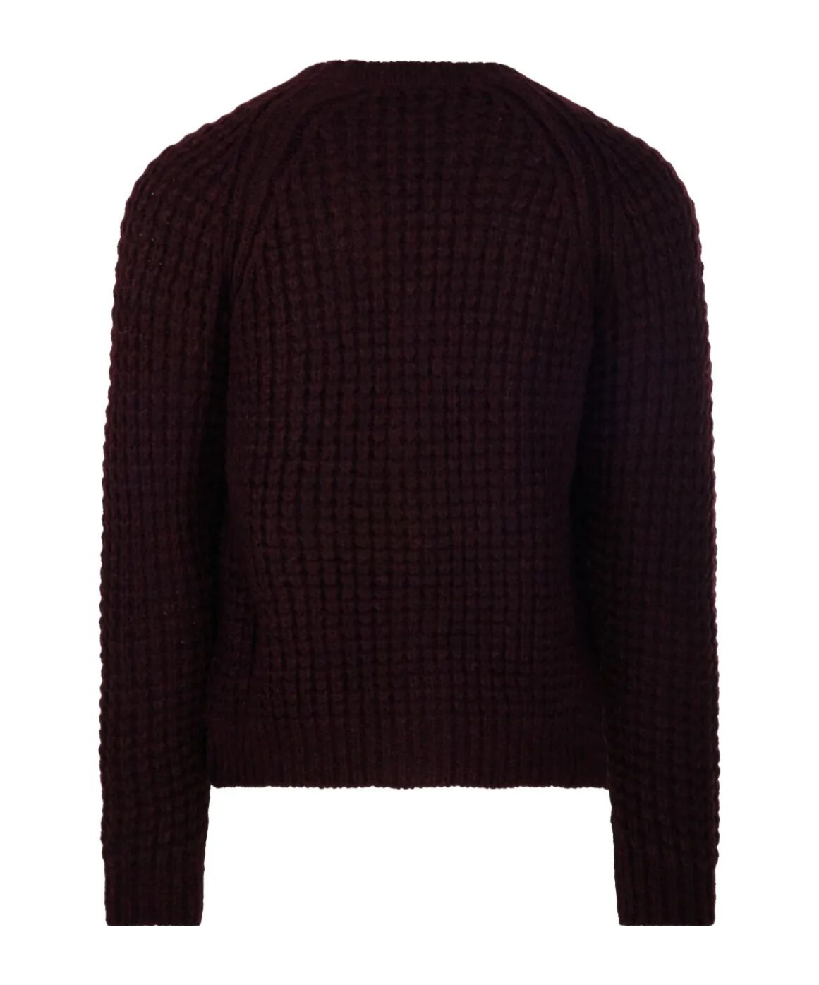 Roberto Collina Ribbed Knit V-neck Cardigan Clothing In Burgundy