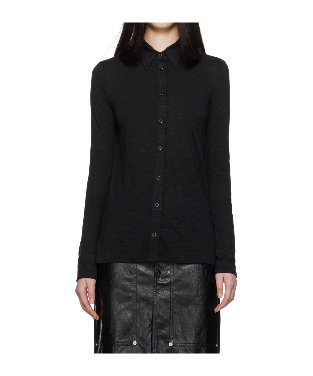 Isabel Marant Étoile Imelia Long-sleeved Shirt In Black