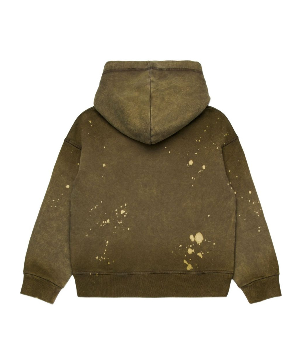 Dsquared2 Vintage Effect Hooded Sweatshirt In Green