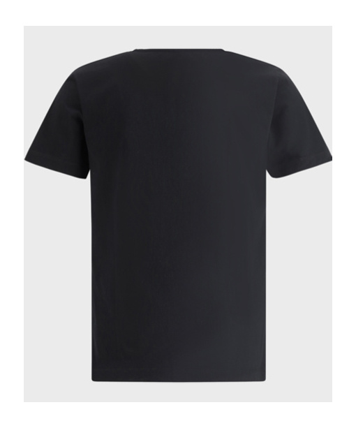 Off-white Quote Design Crew Neck T-shirt With Visual Contrast In Black
