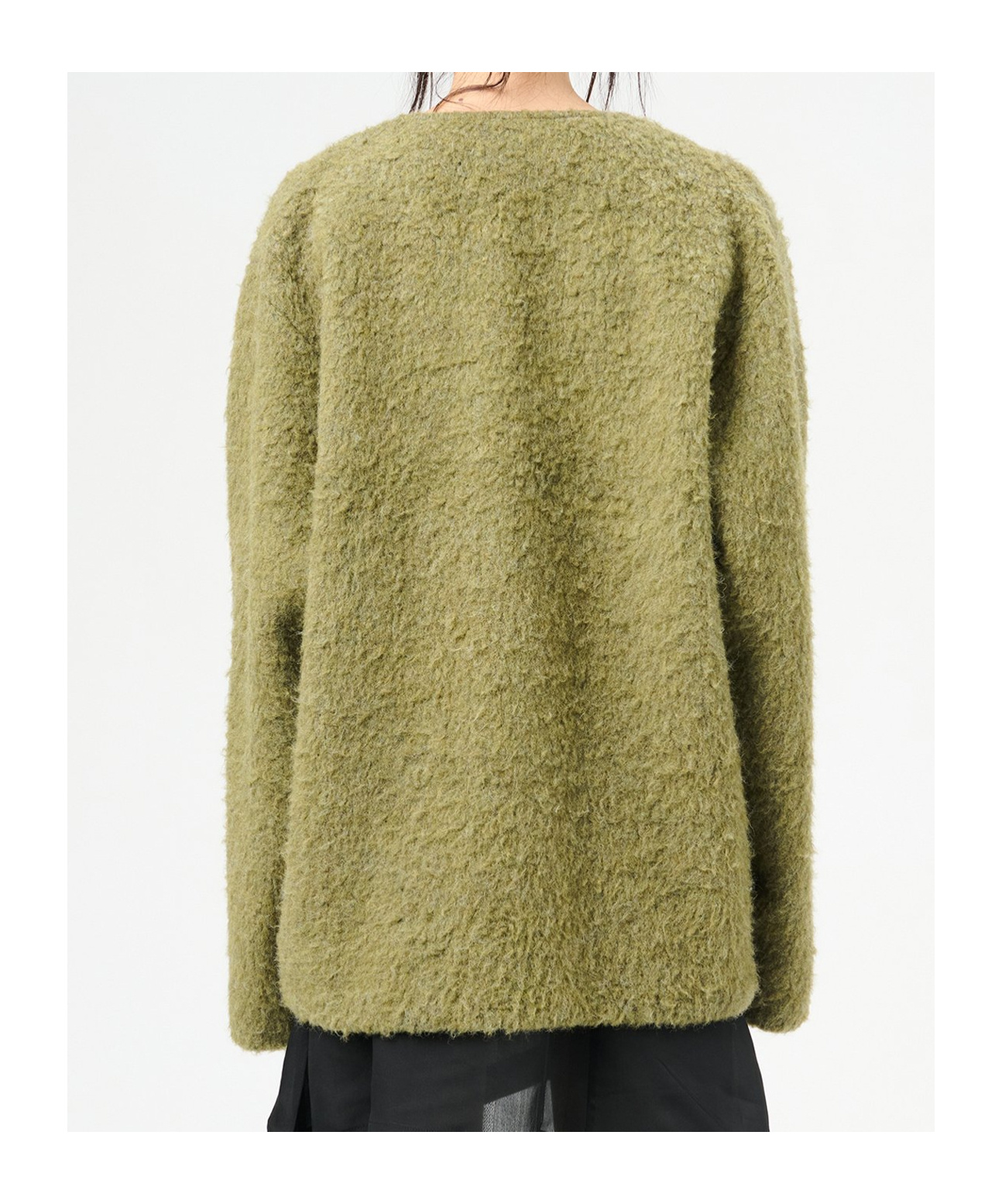 Our Legacy Women Fuzzy Cardigan In Green