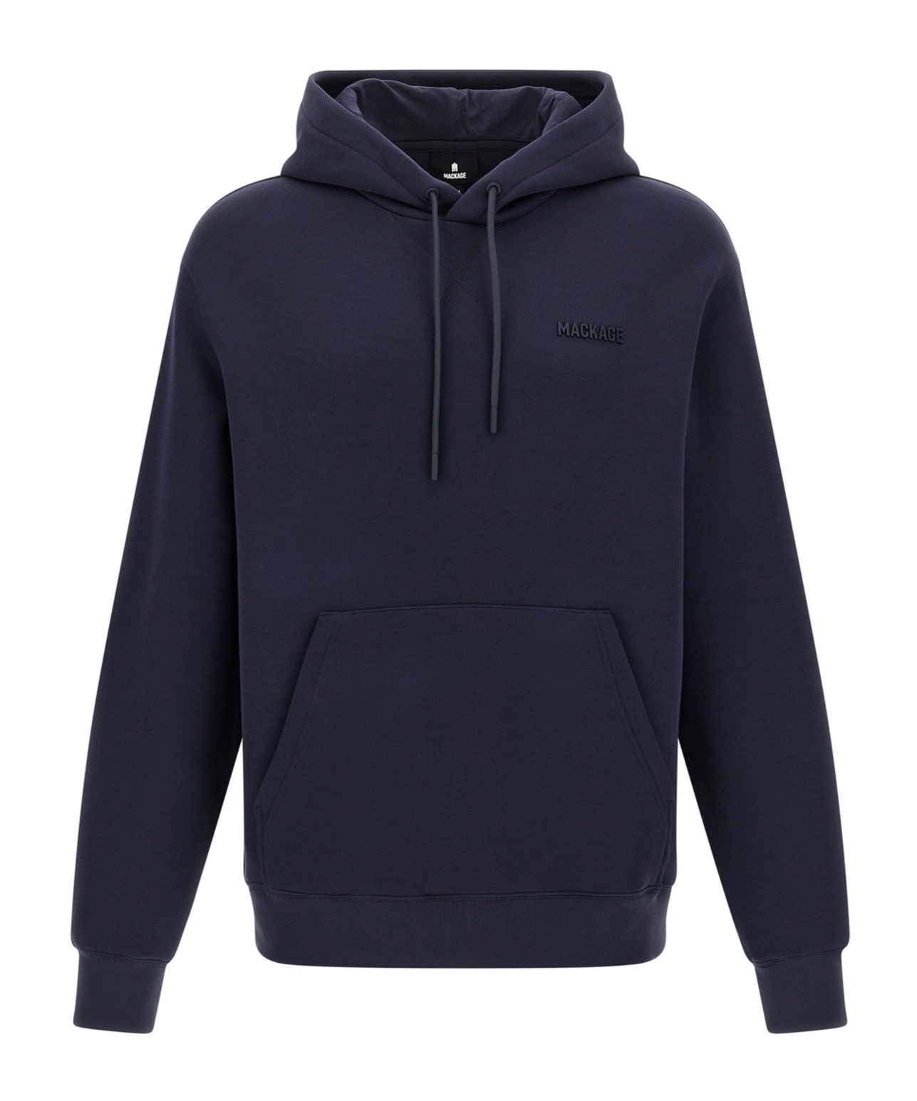 Mackage Hooded Sweatshirt With Drawstring And Pocket In Blue