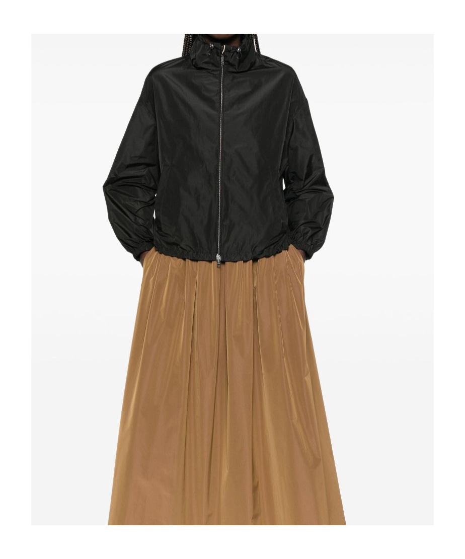 Herno Drawstring-collar Jacket In Black