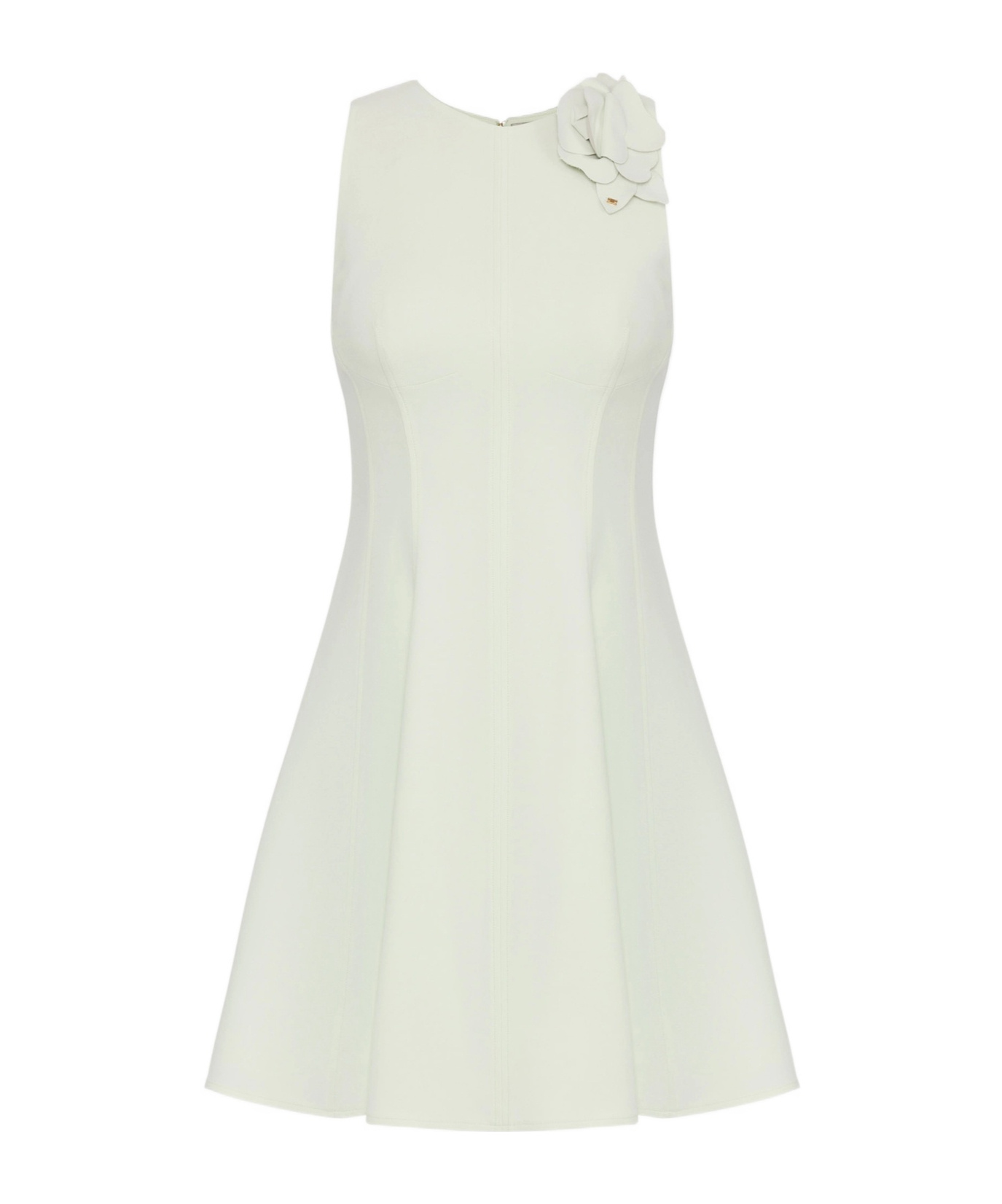Elisabetta Franchi Vestido Midi - Blanco In White