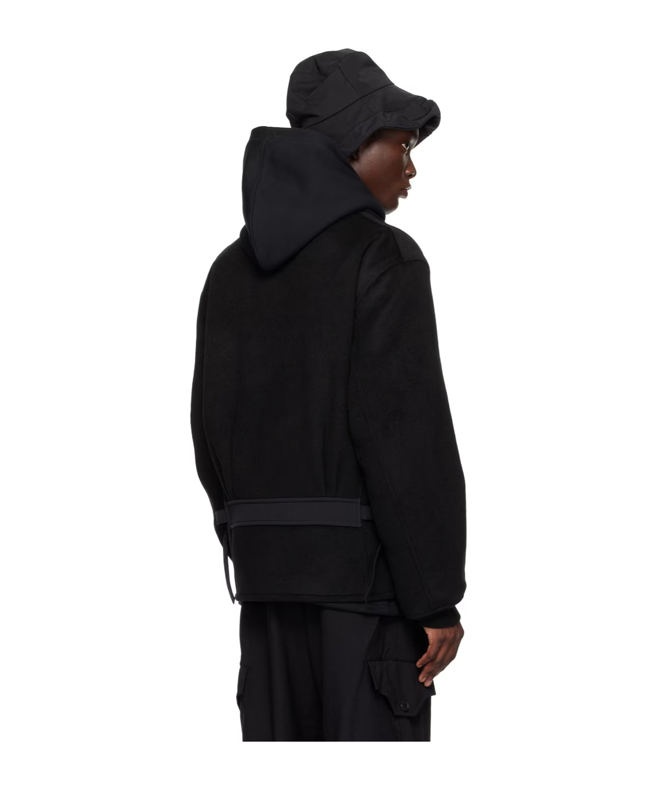 Y-3 Splice Zipper Casual Jacket In Black