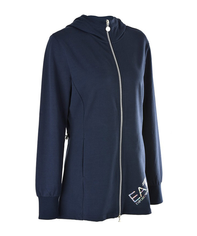 EA7 HODED ZIPPER CASUAL JACKET