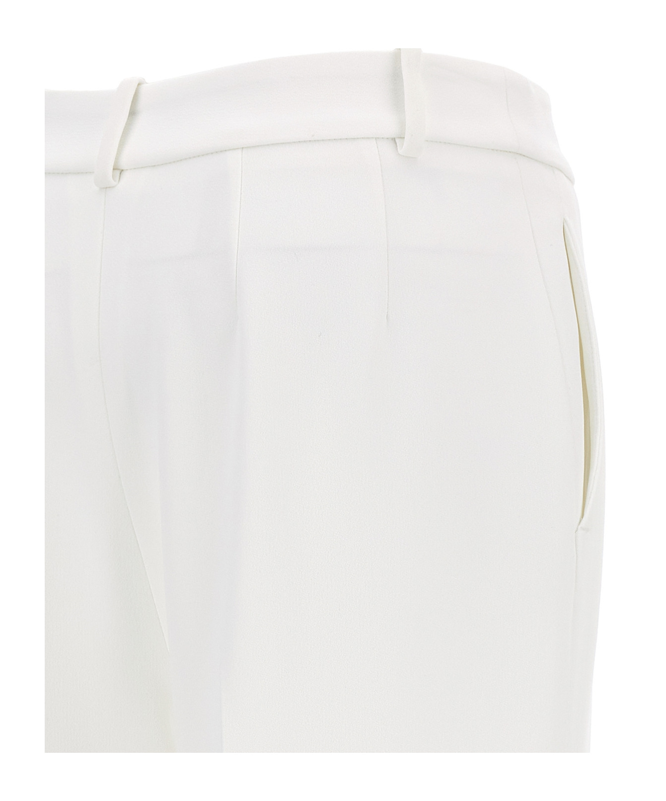 Ermanno Scervino Loose Leg Tailored Pants In White