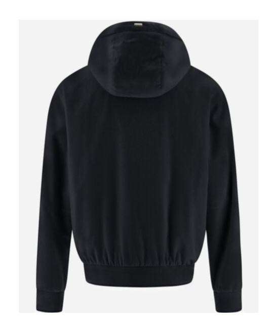HERNO HERNO ZIP-UP DRAWSTRING HOODED JACKET