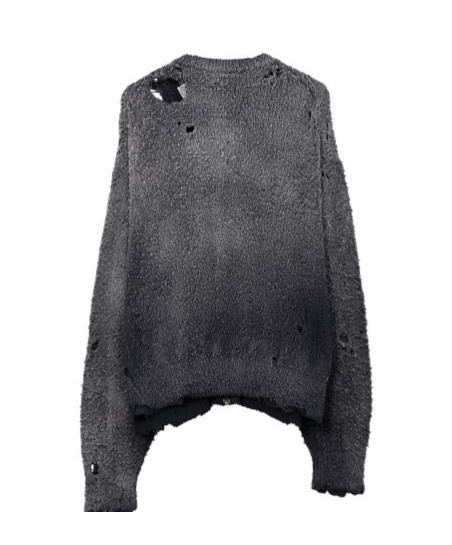 Miharayasuhiro Sun Faded Like Knit Cardigan In Black