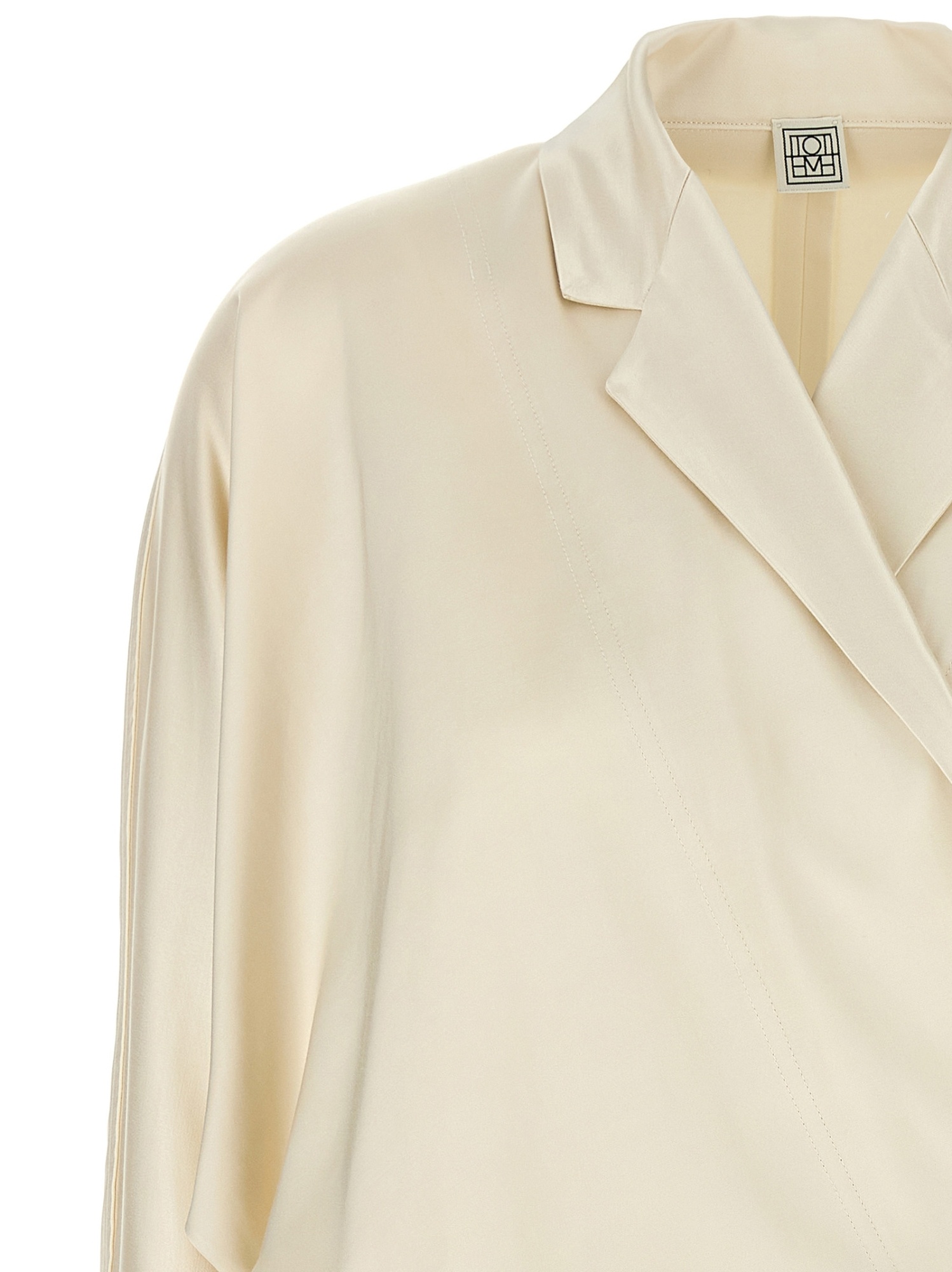 Totême Wrap-style Shirt In Neutral
