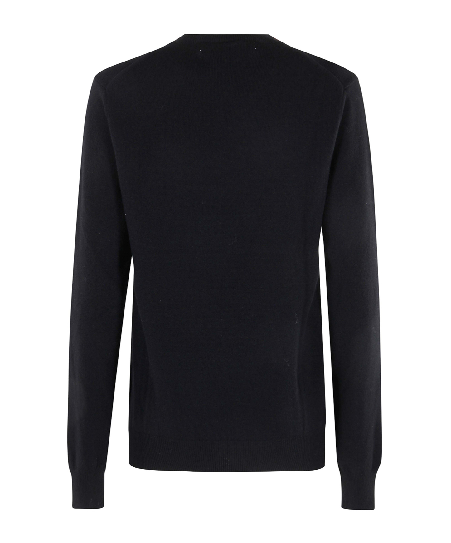 Comme Des Garçons Play Long-sleeved Sweater In Black