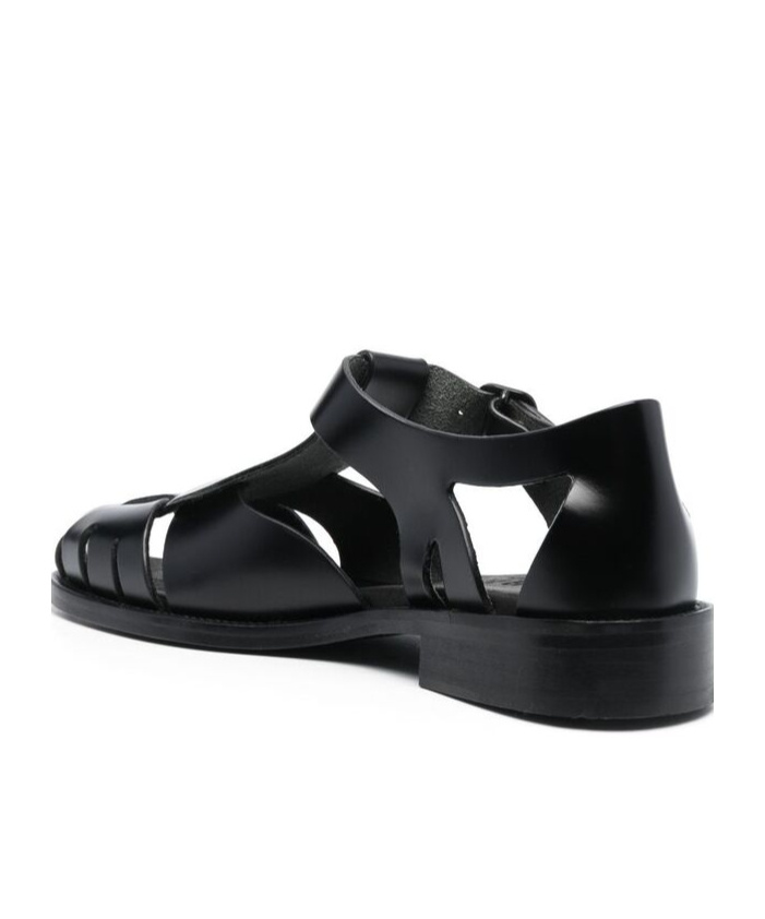 Hereu Sandal "peach" In Black