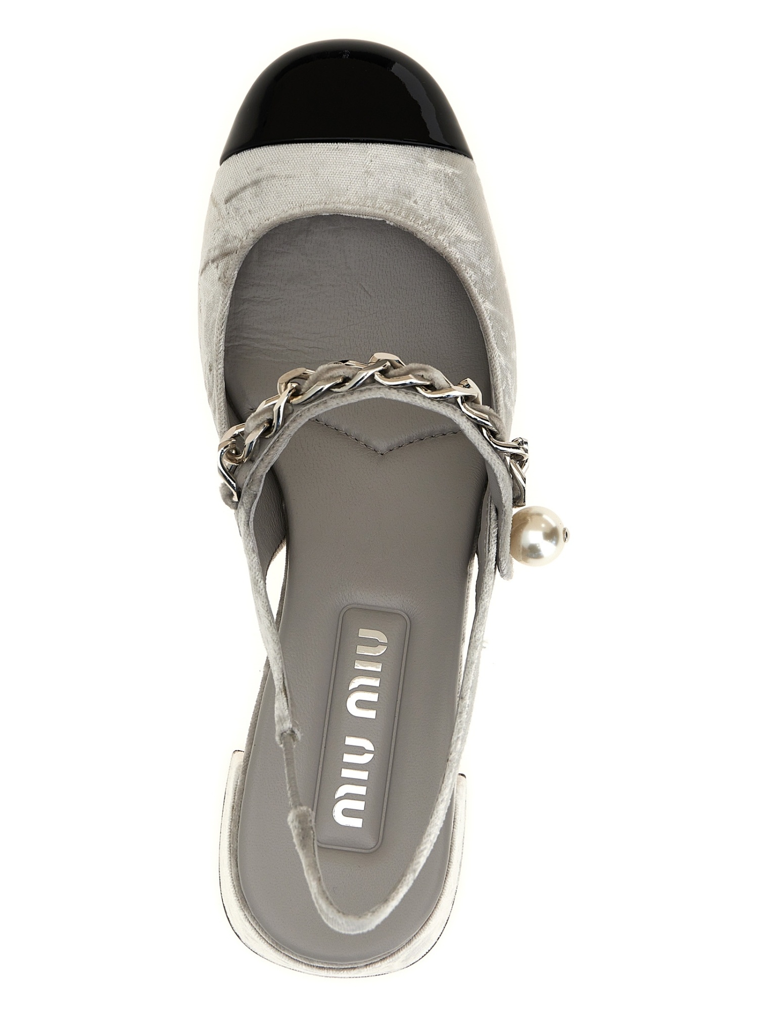 Miu Miu Round Toe High Heel Sandals