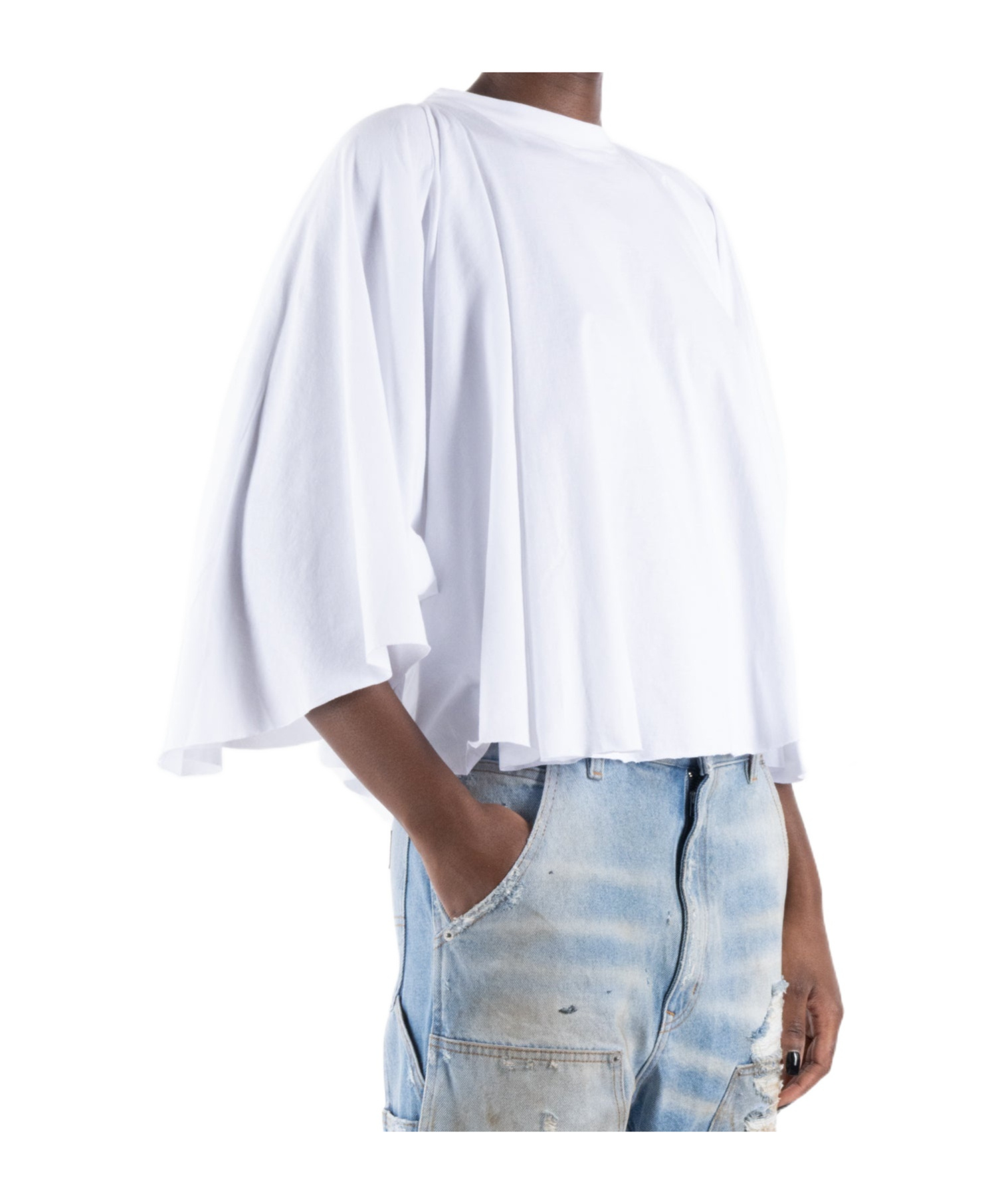 Mm6 Maison Margiela Long Sleeved Top Clothing In White