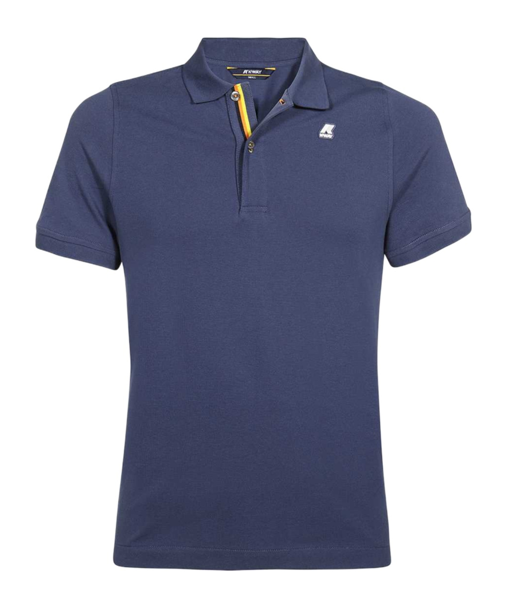 K-way Short-sleeved Polo Shirt In Blue