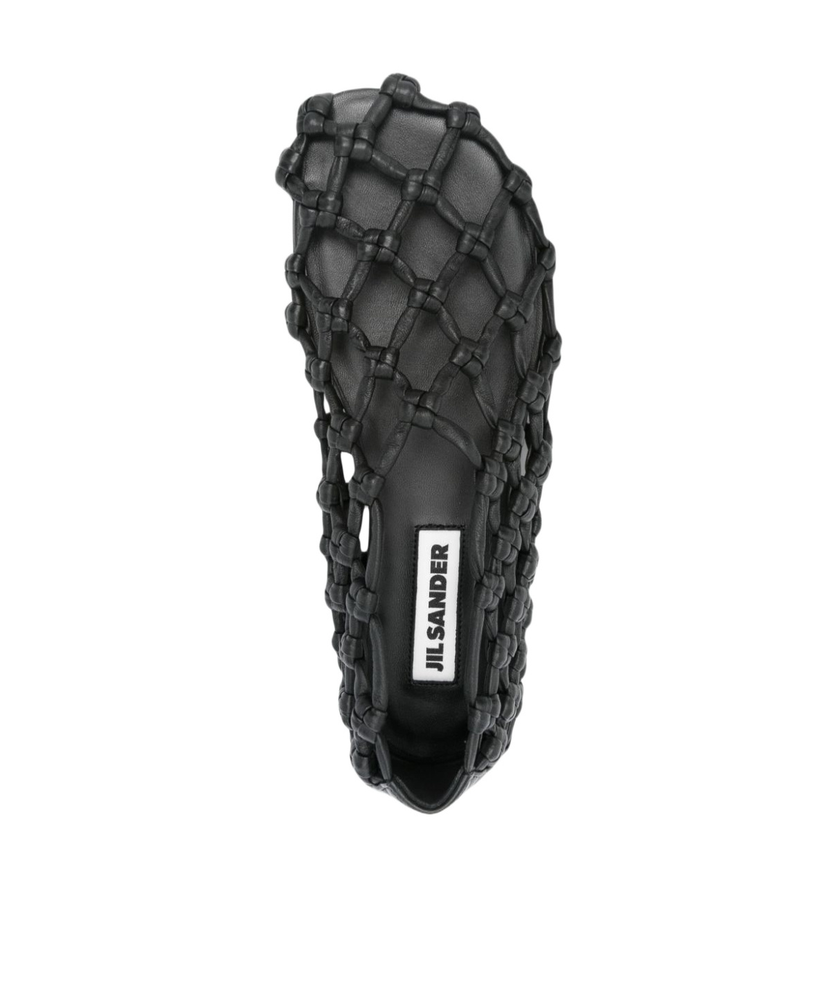 Jil Sander Knot-detail Ballet Flats In Black