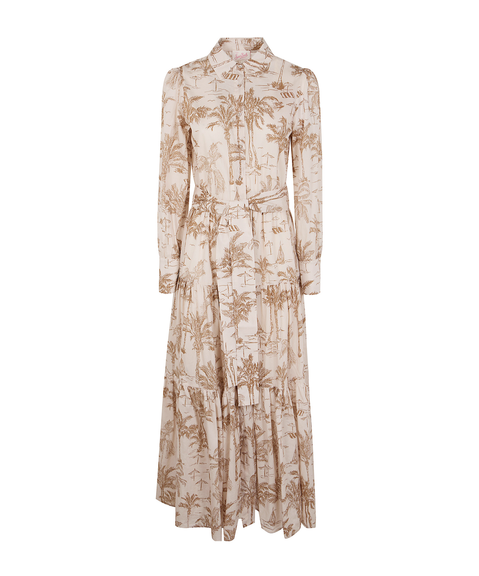 Mc2 Saint Barth Woman Toile De Jouy Cotton Dress Jensen