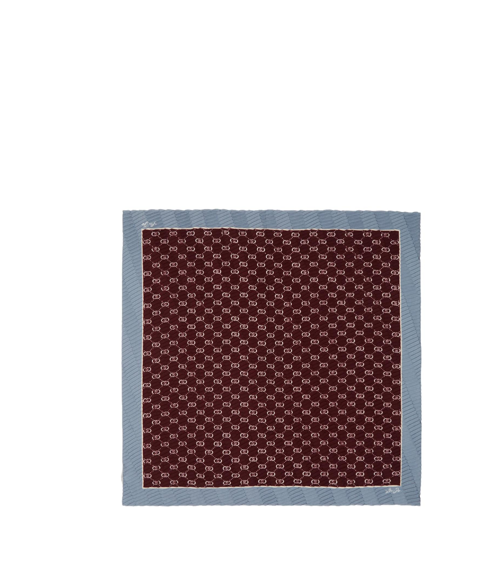 Liu •jo Pleated Printed Scarf In Brown