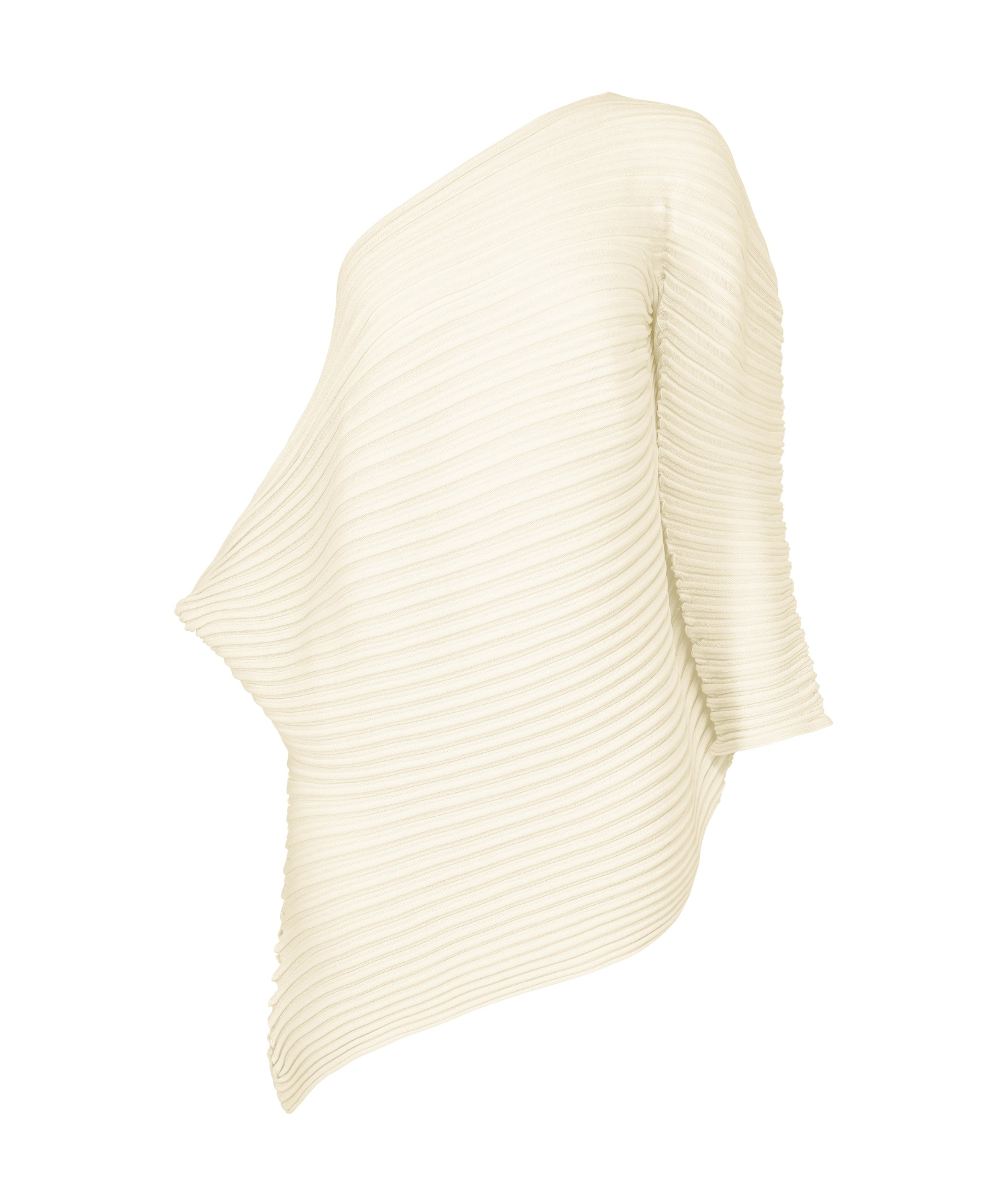 Issey Miyake Stream Top In White
