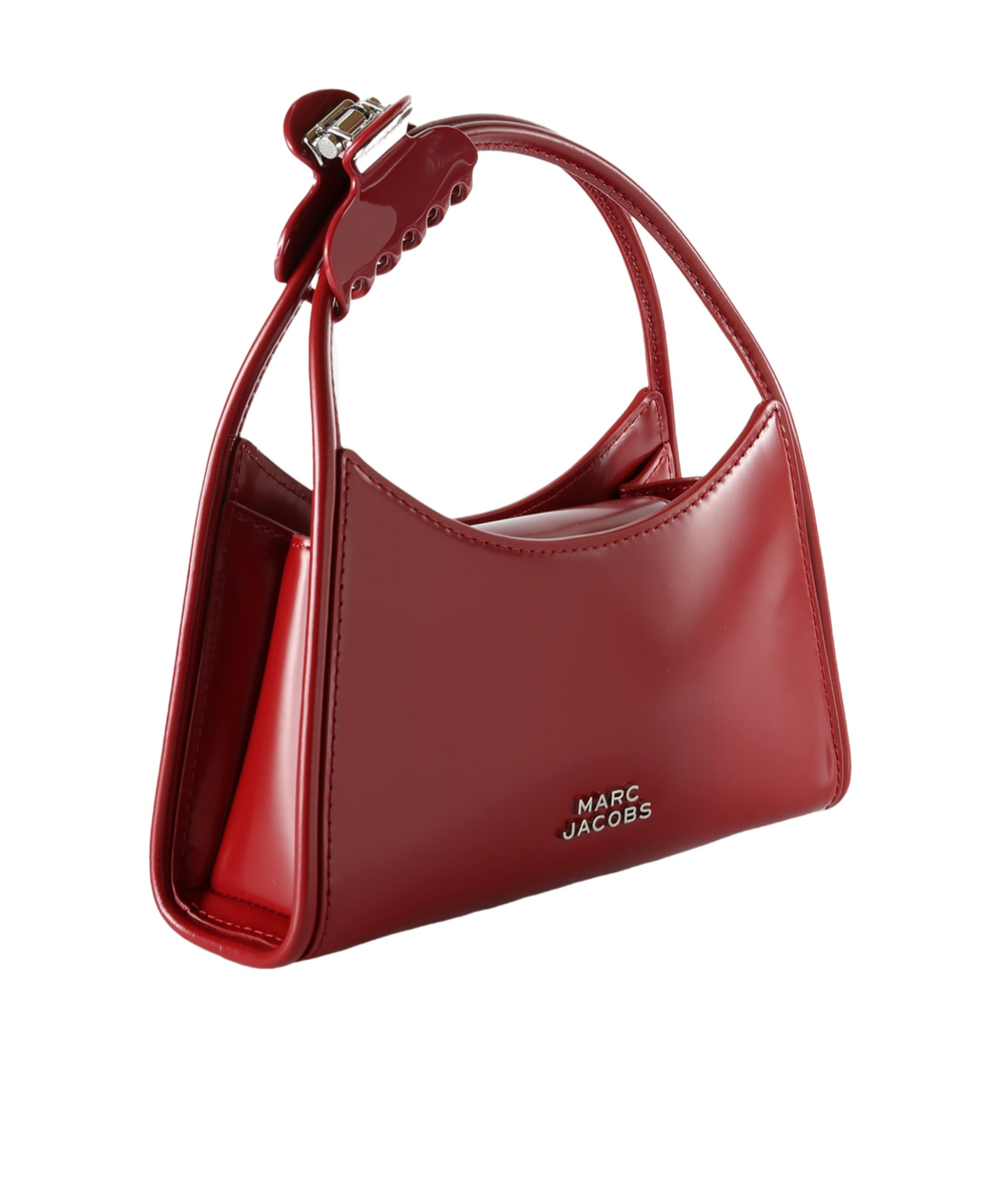 Marc Jacobs The Glam Claw Clip Cross Body Bag In Red