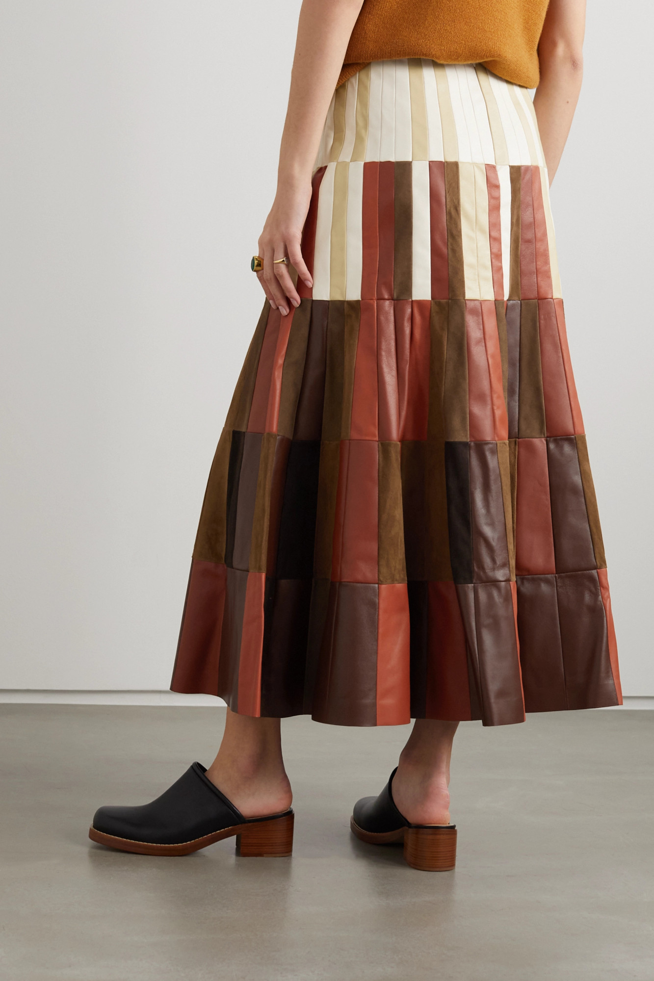 Gabriela Hearst Patterned Skirt In Brown