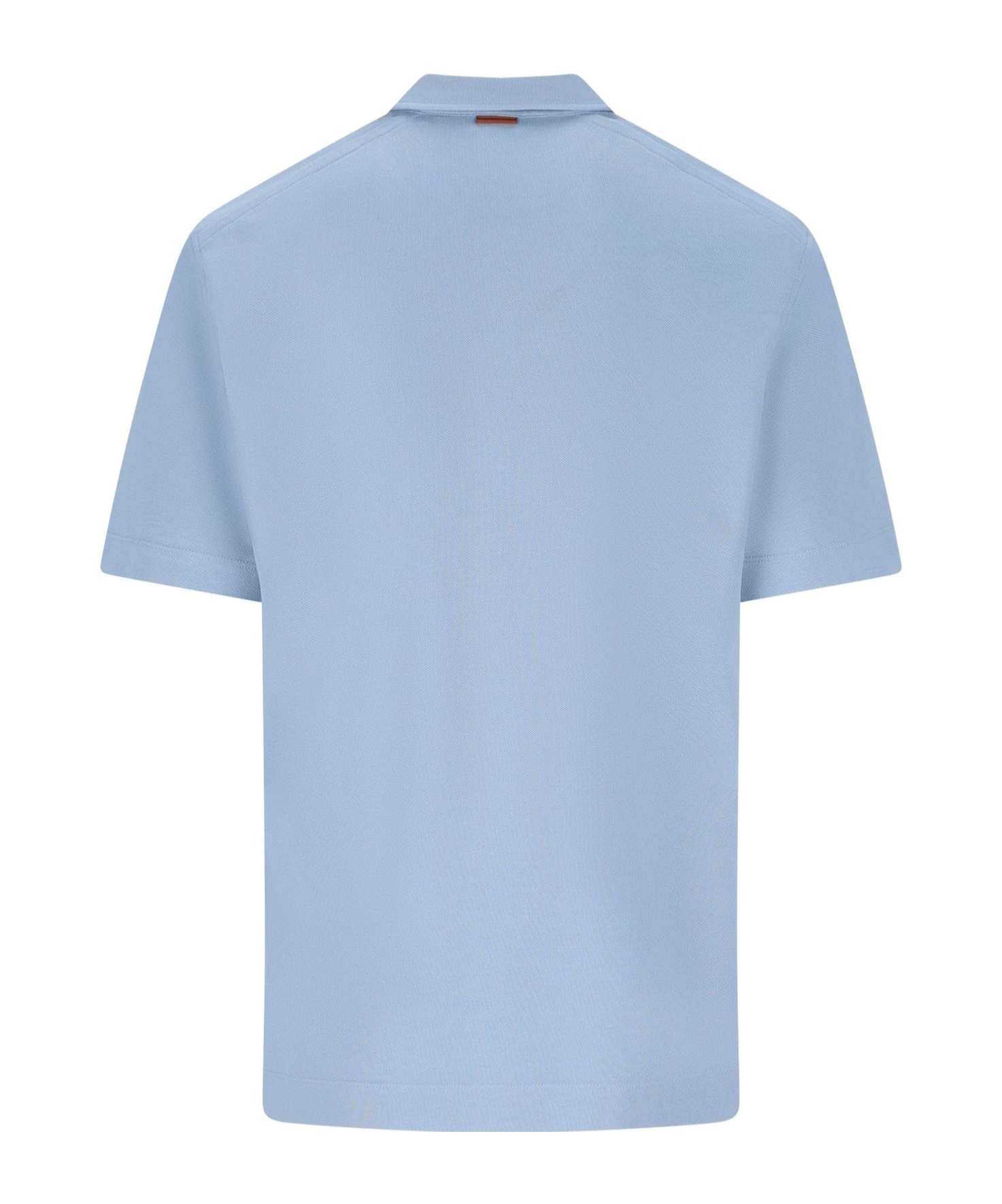 Zegna Short-sleeved Buttoned Polo Shirt In Multi