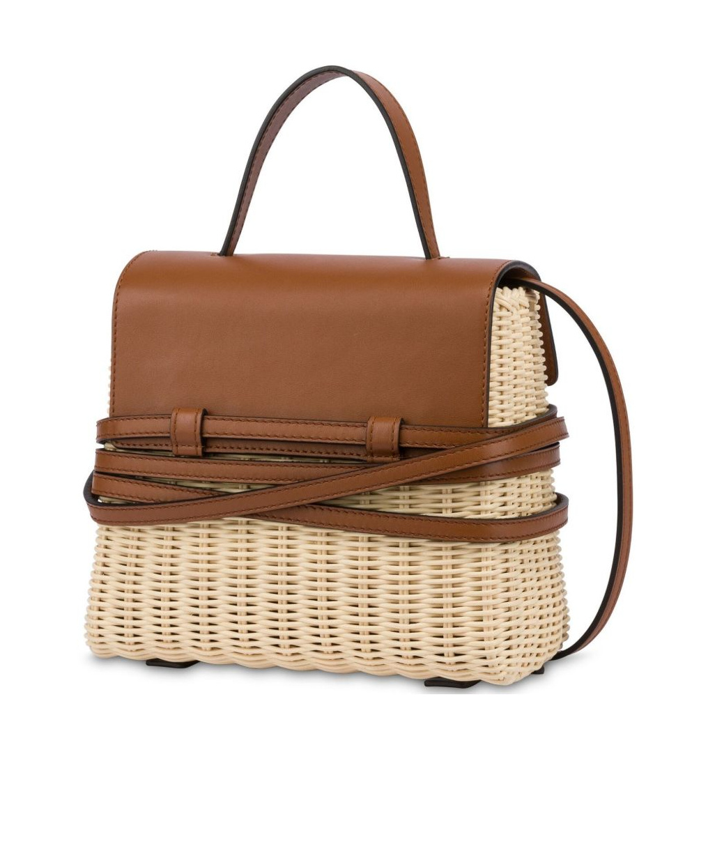 Moschino Wood Tote Bag