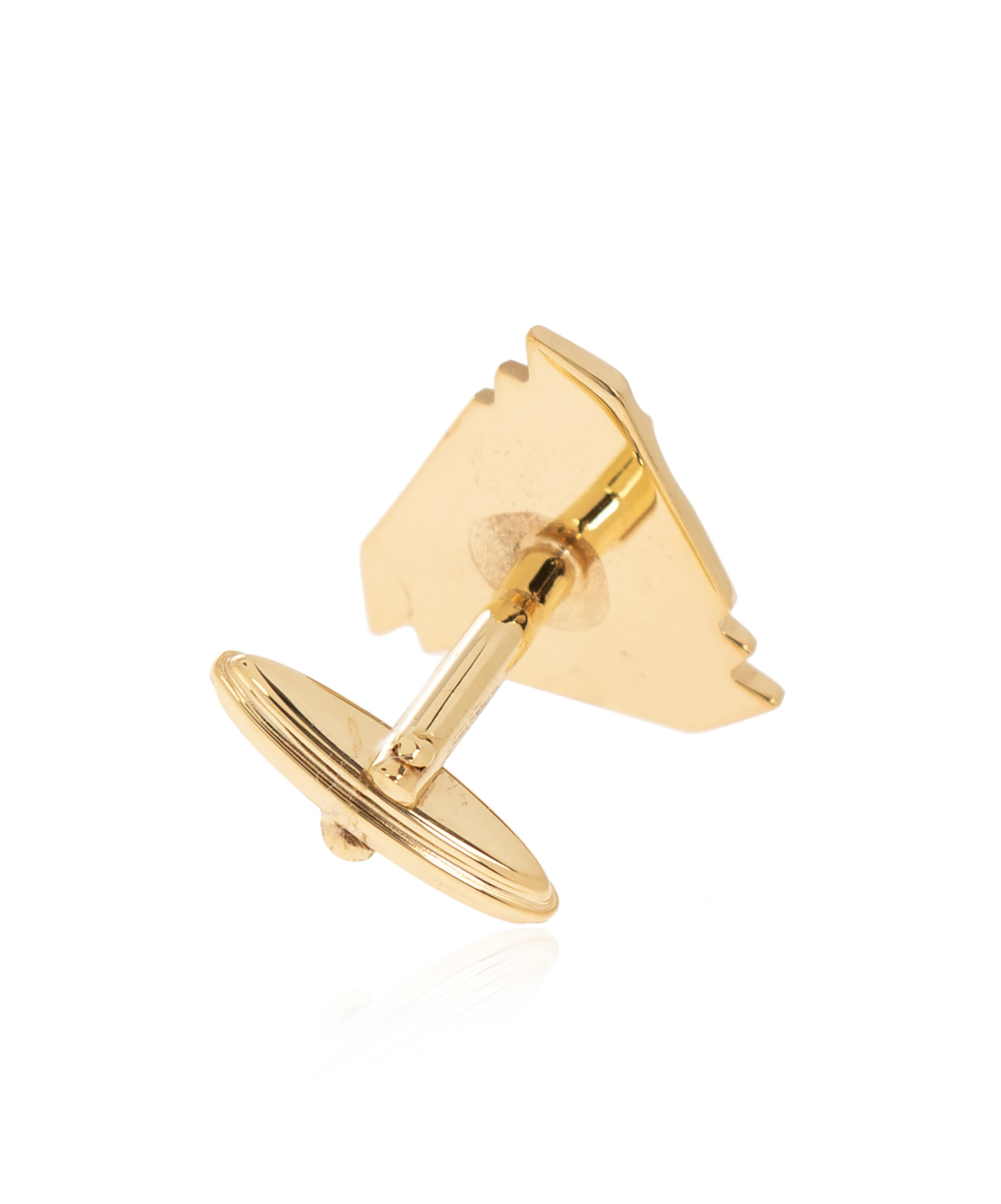 Lanvin Cut-out Triangle Cufflinks In Nude