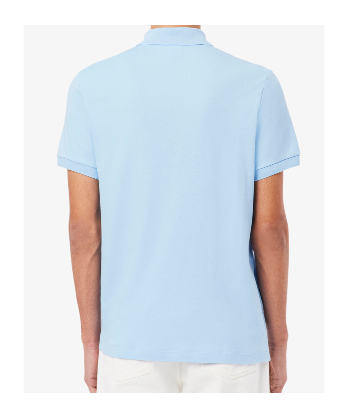 Lacoste Short Sleeved Mens Polo Shirt In Blue