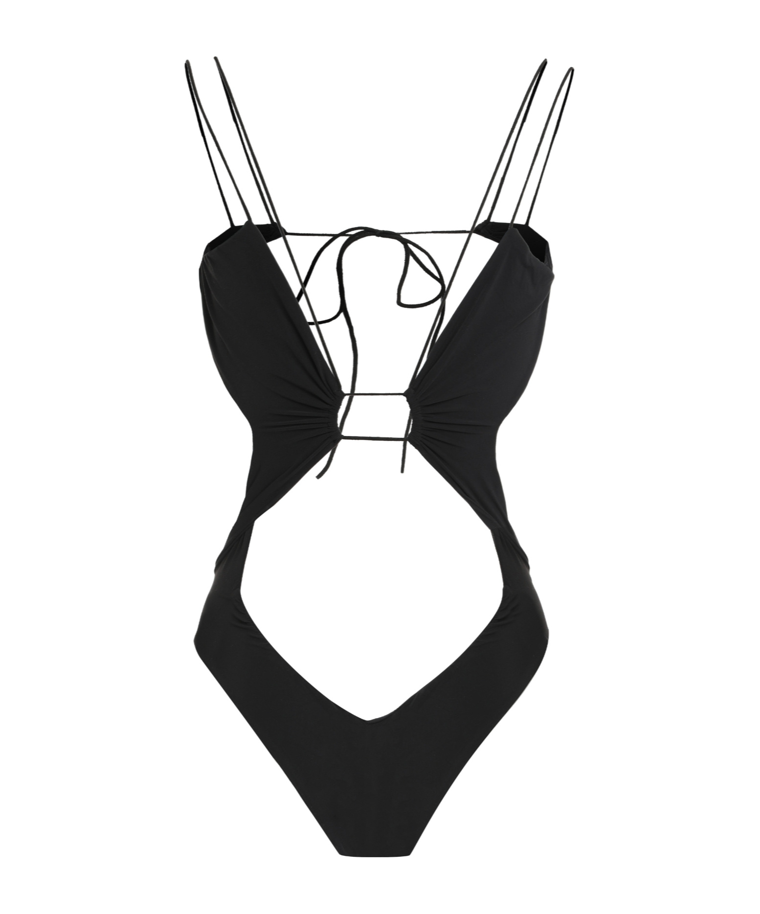 Amazuìn One-piece Swimsuit In Black