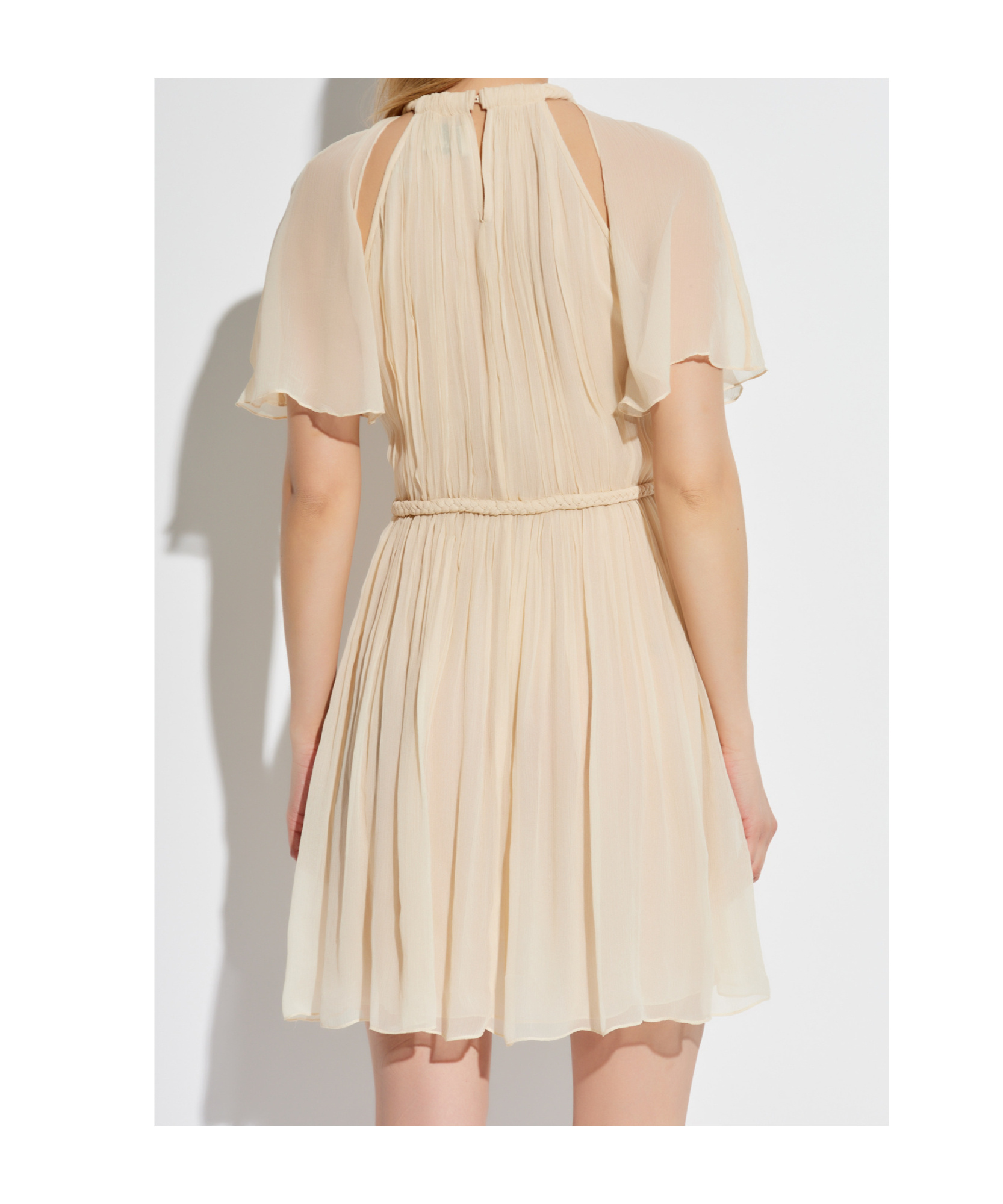Isabel Marant Randalia Mini Dress In Nude