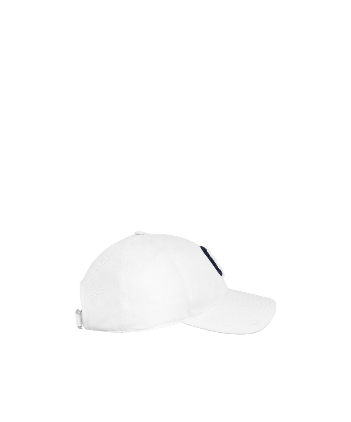 Celine Letter Patch Baseball Cap In White