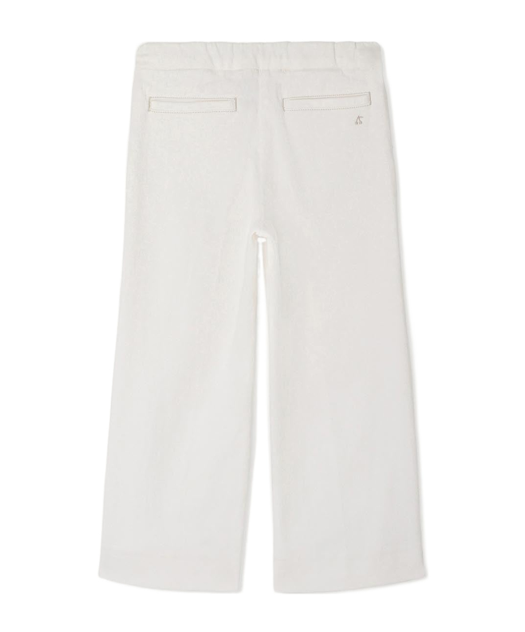 Bonpoint Gaetane Buttoned Wide-leg Trousers In White