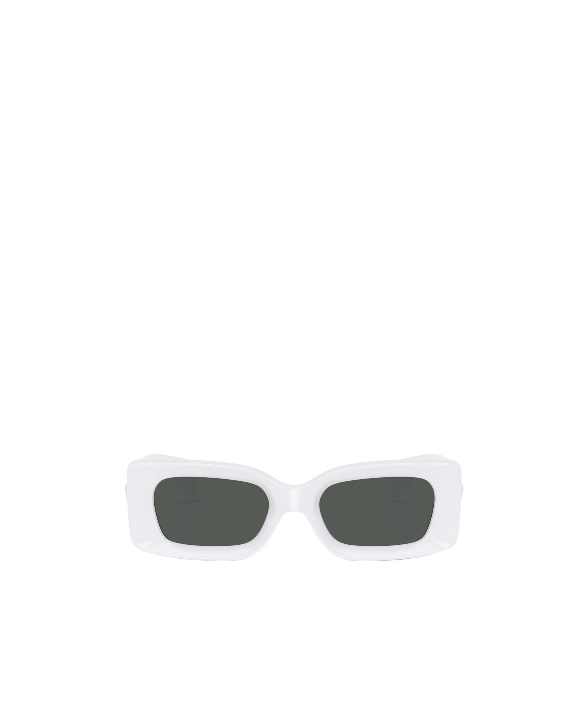 Versace Rectangle-frame Sunglasses In White