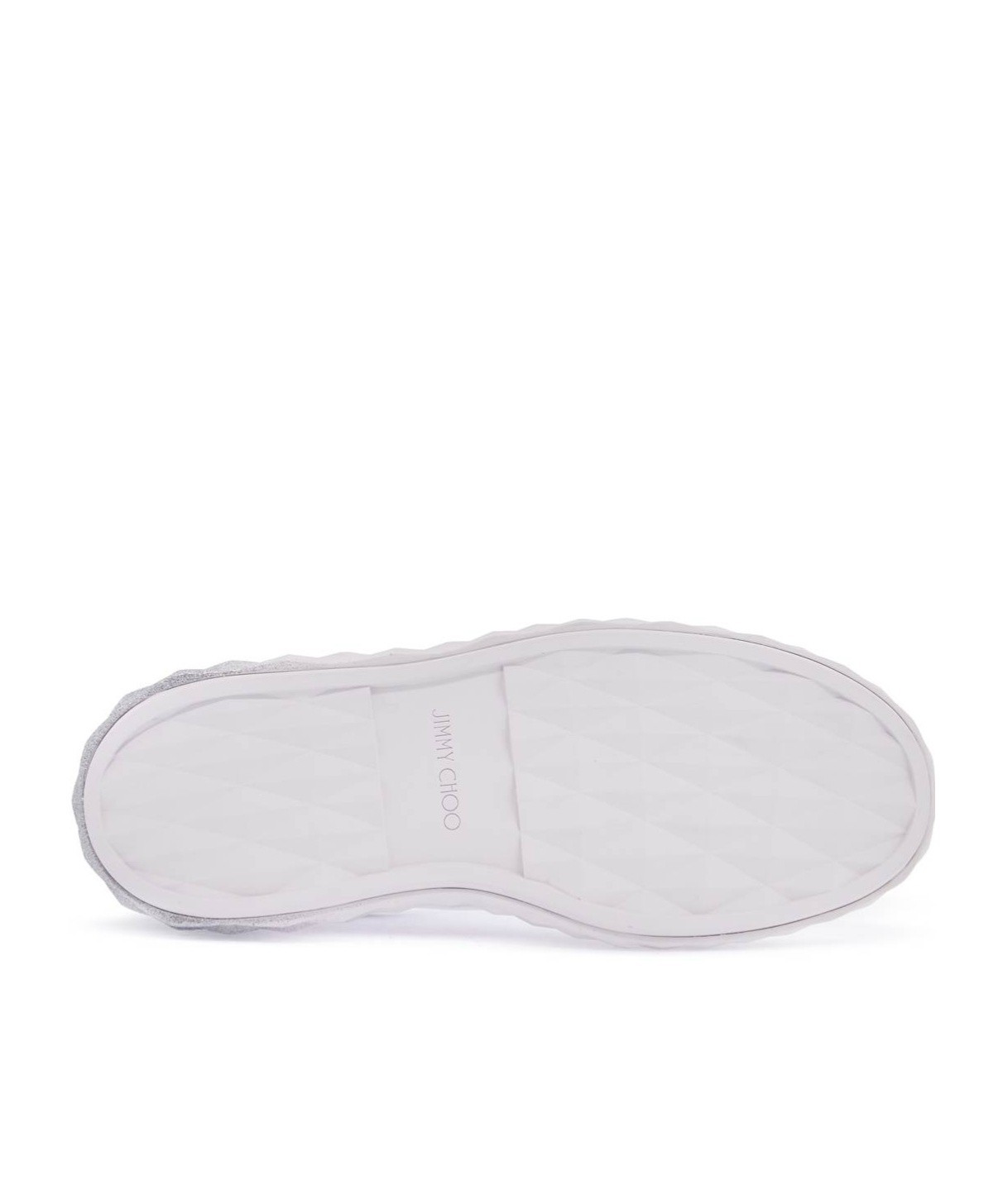 Shop Jimmy Choo Diamond Maxi Sneakers In White