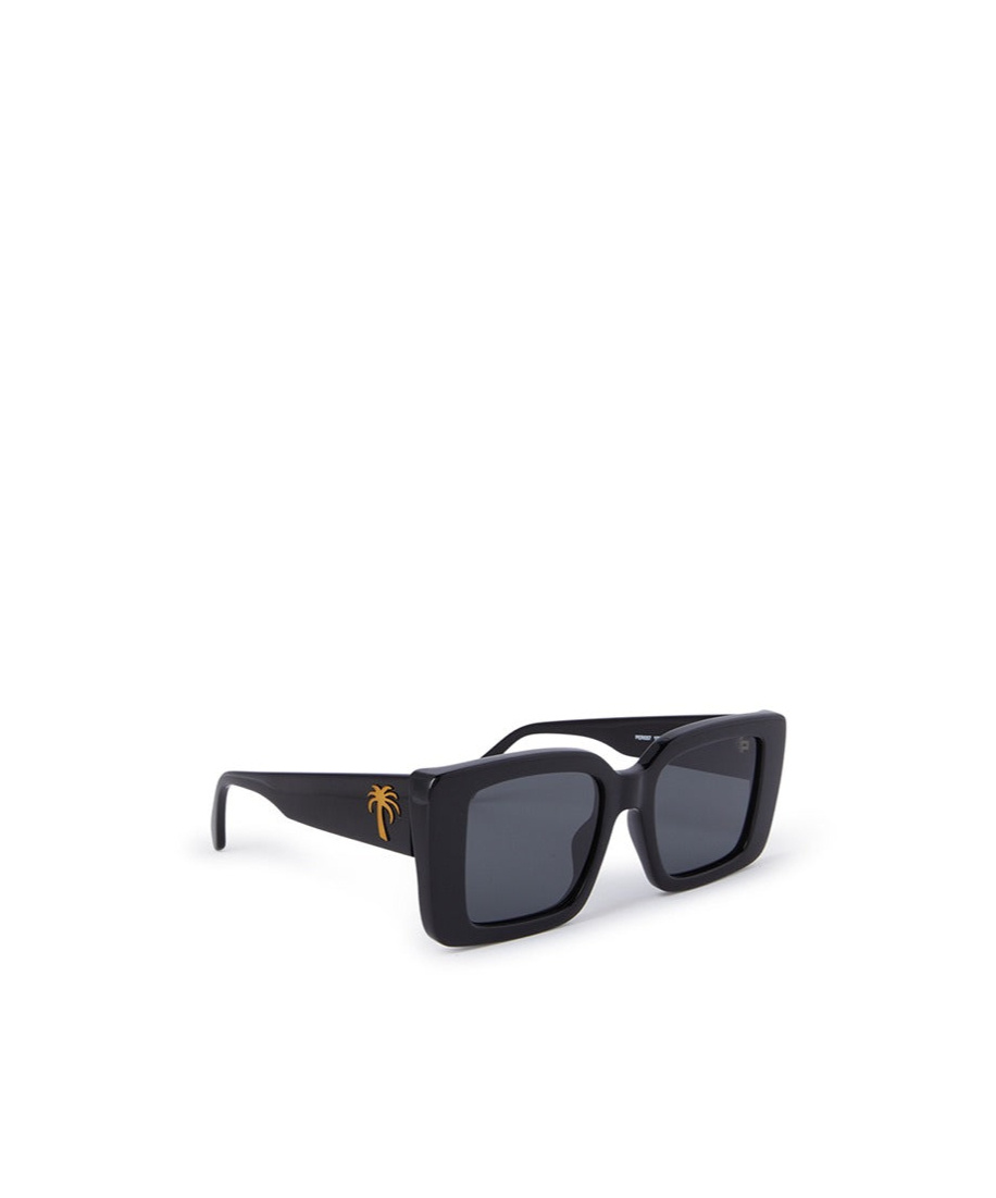 Palm Angels Eyewear Dorris Square Frame Sunglasses In Gray