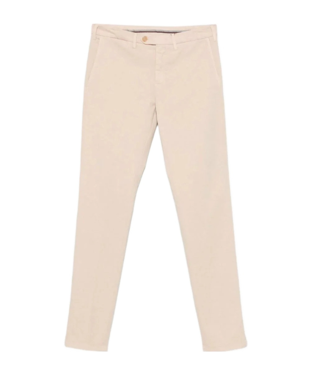 Canali Tapered Trousers In Pink