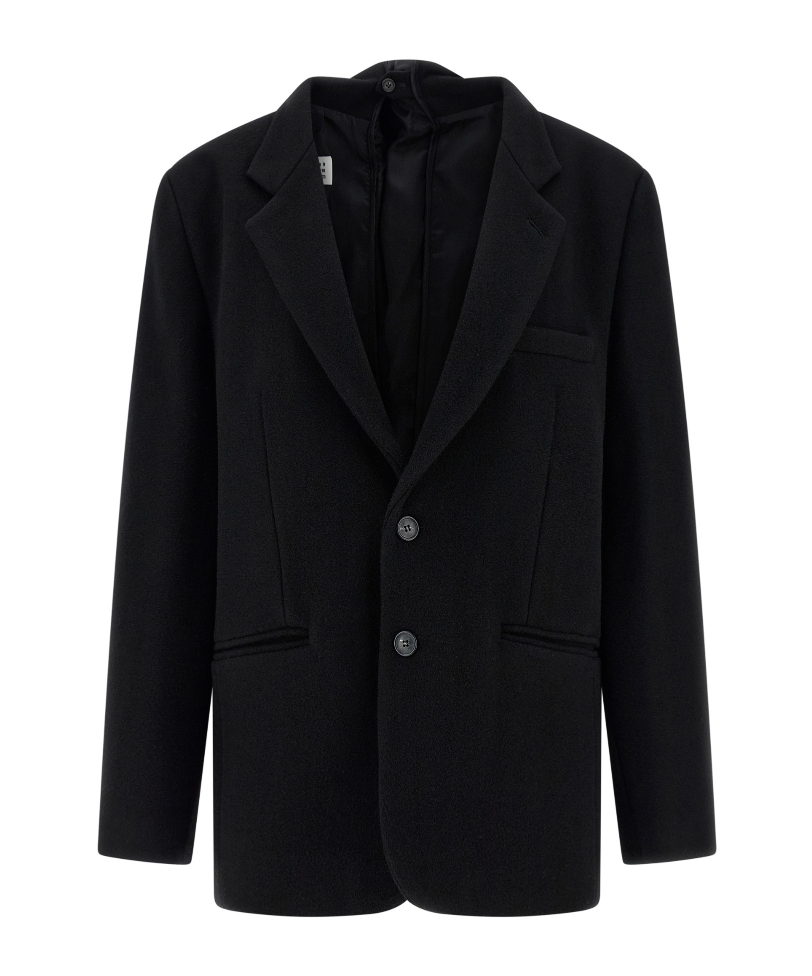 Mm6 Maison Margiela Single-breasted Blazer In Black