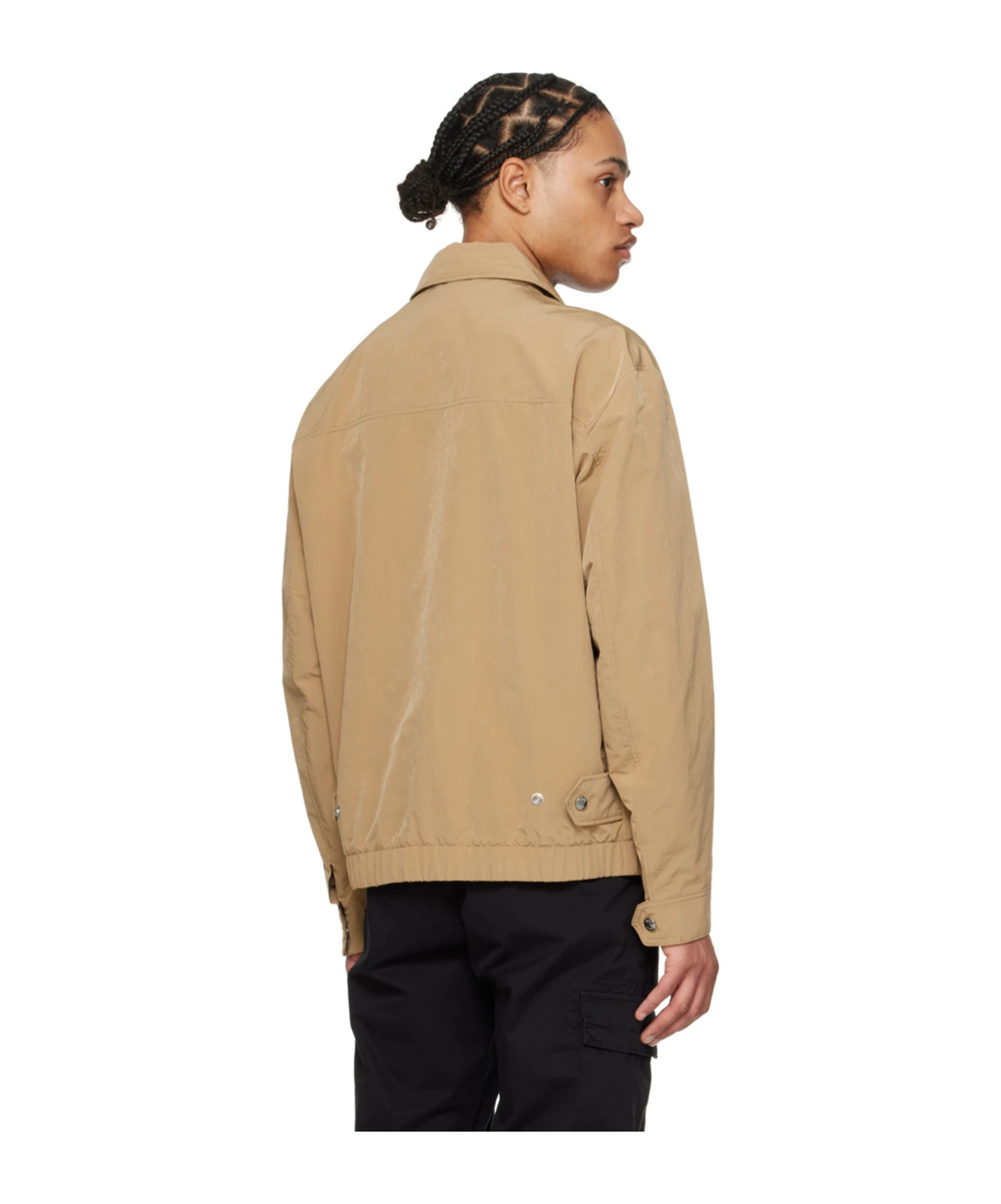 Hugo Boss Double Monogram Casual Jacket In Brown