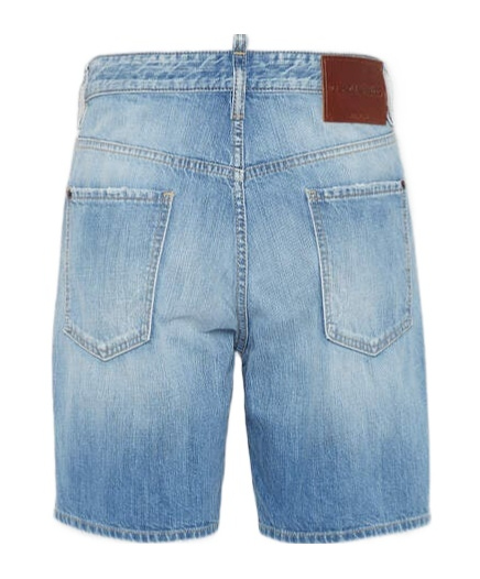 Dsquared2 Five-pocket Denim Shorts In Blue