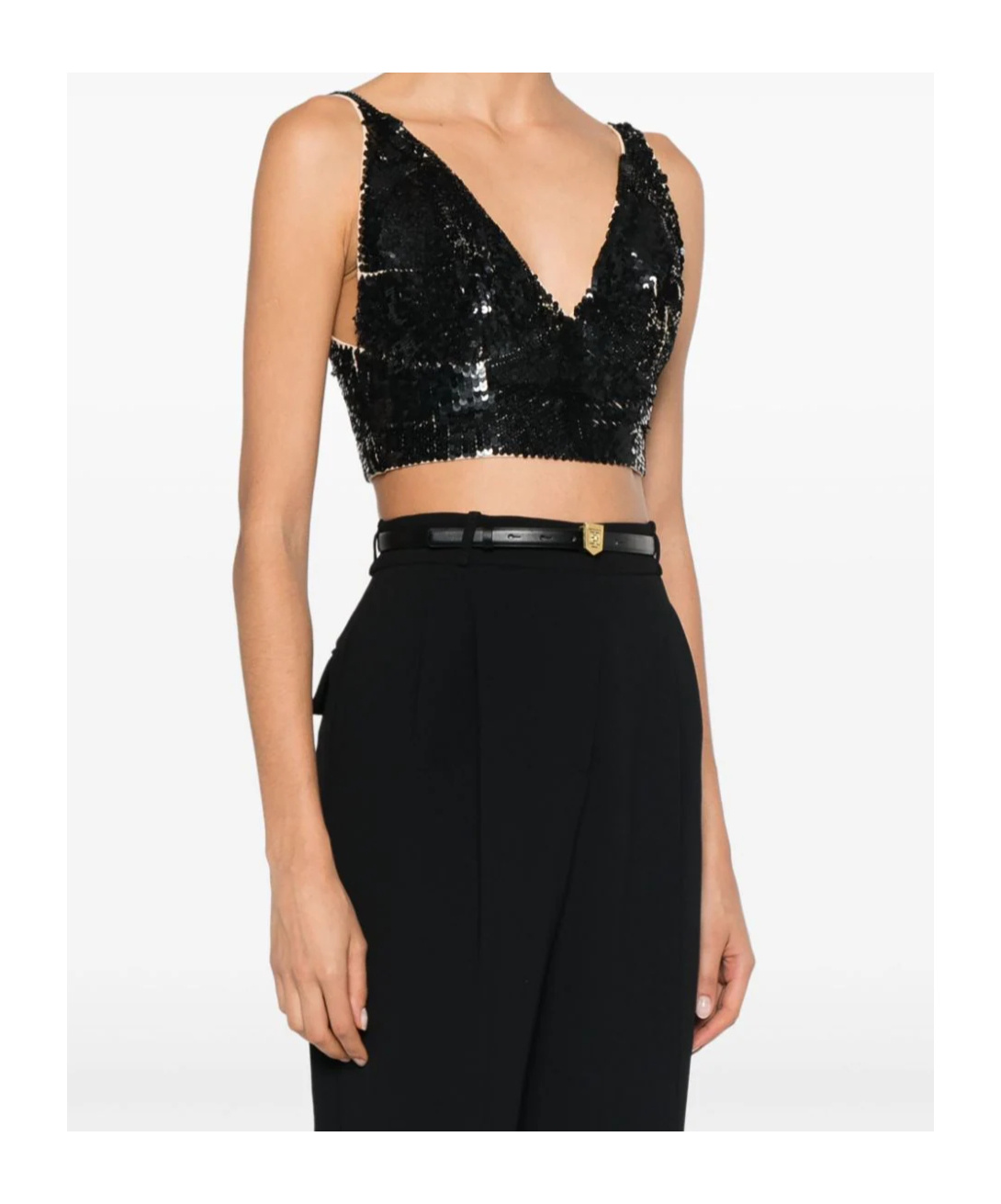 Shop P.a.r.o.s.h Sleeveless Vest In Black