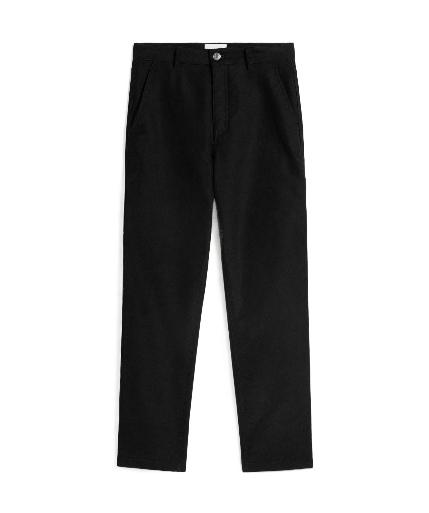 Shop Ami Alexandre Mattiussi Ami Logo-patch Worker Trousers In Black