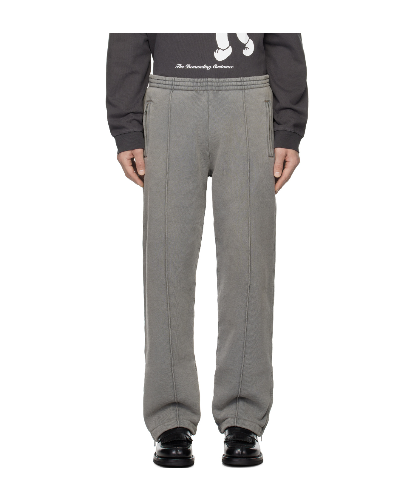 Our Legacy Gray Track Sweatpants In Gray
