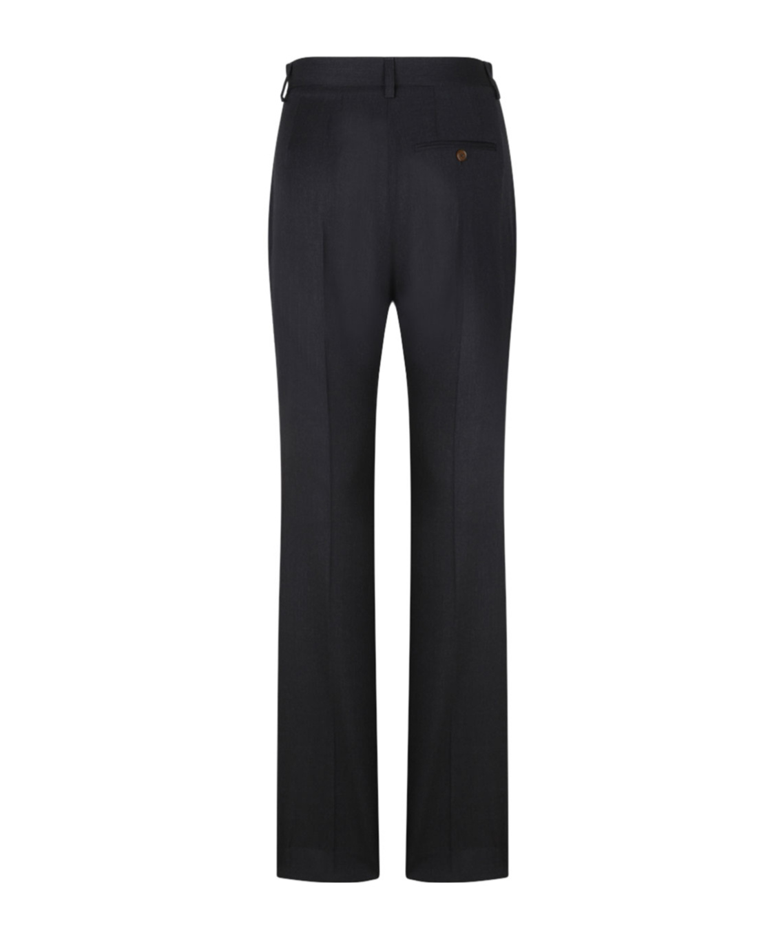 Vivienne Westwood Straight Leg Trousers Pleat Detailing In Black