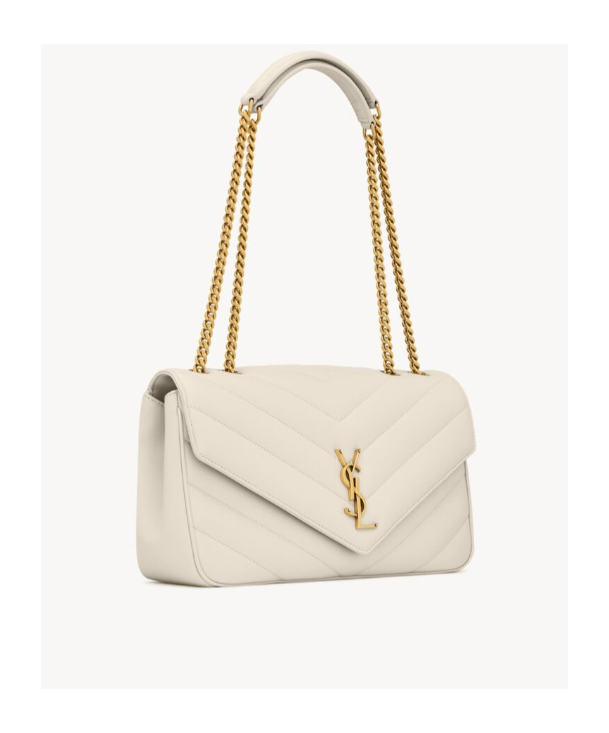 Saint Laurent Loulou Medium In Matelassé Lambskin