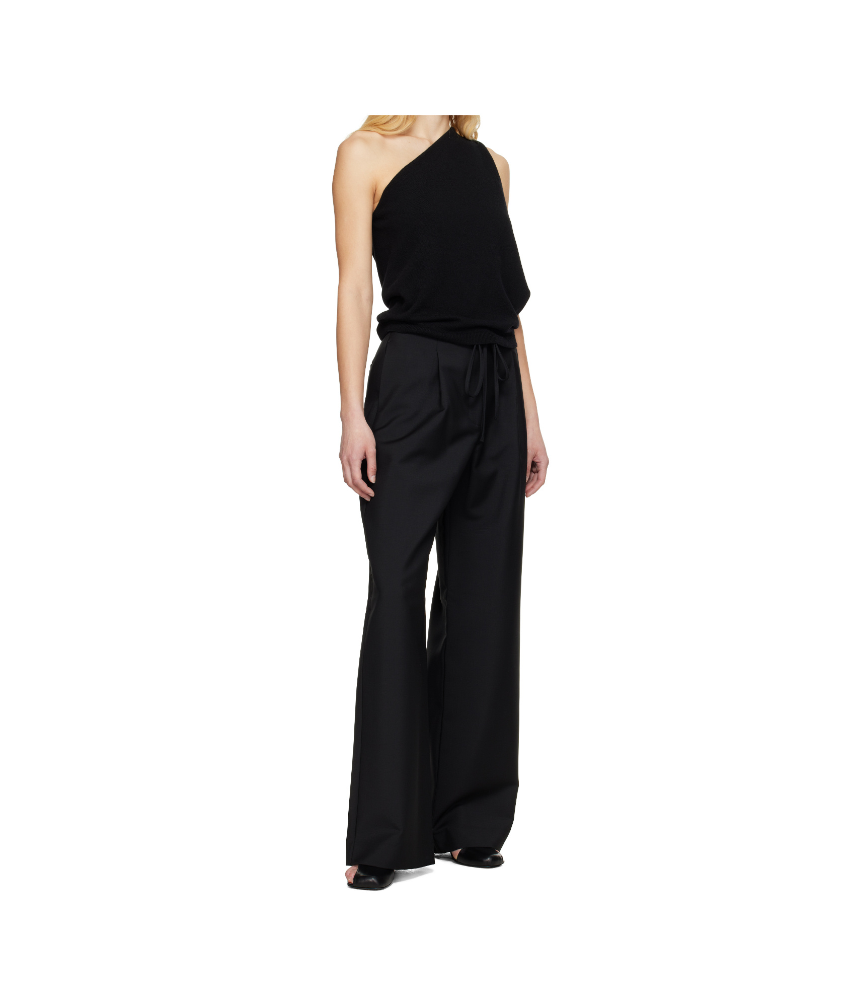 Rohe Drawstring Casual Pants In Black
