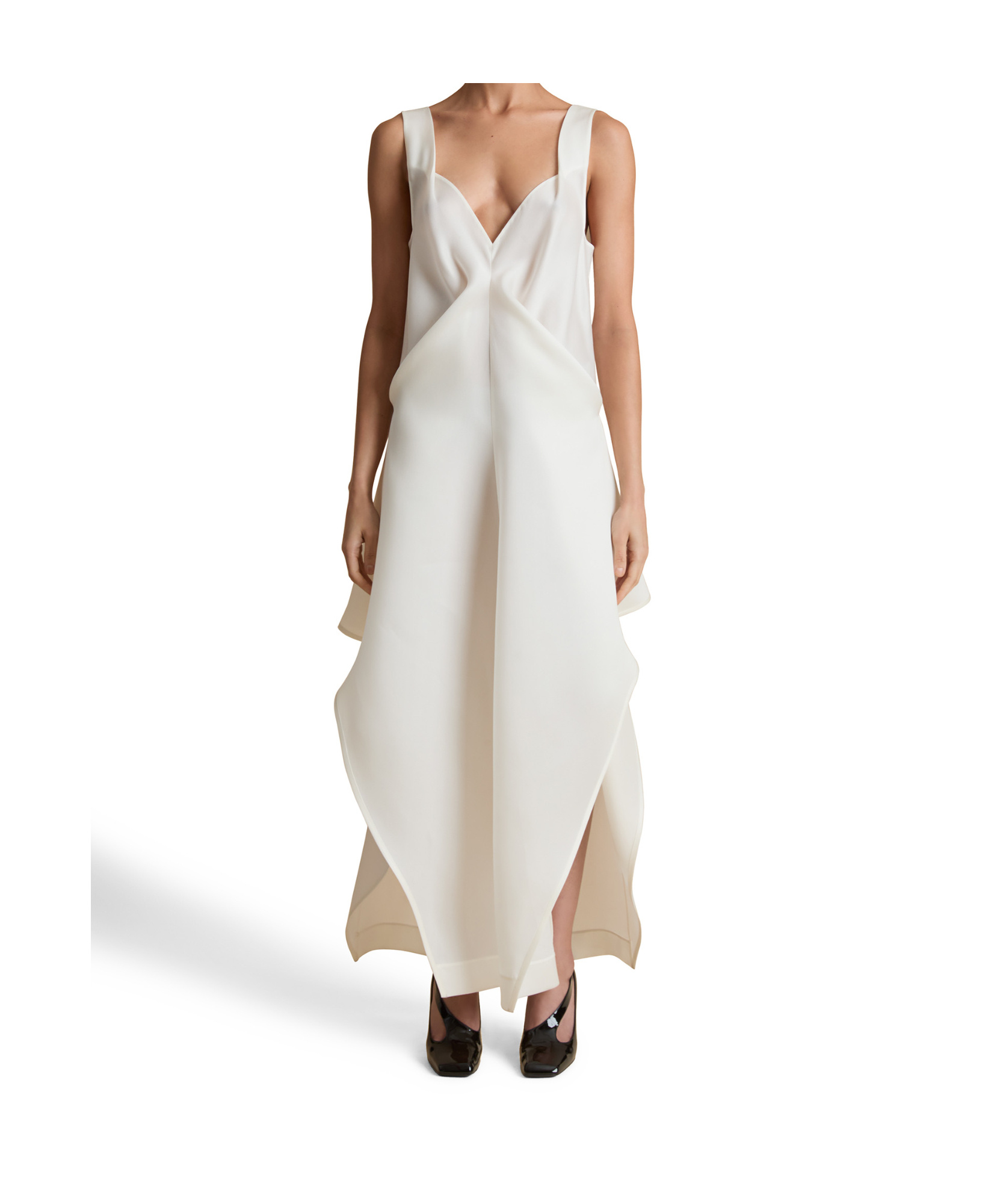 Khaite Ny Kenith Dress In White