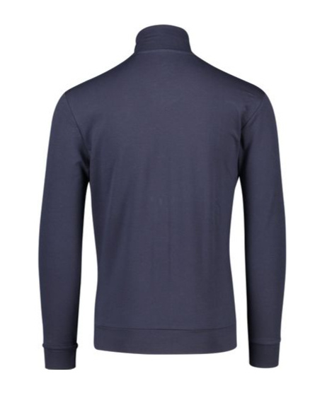 Paul & Shark Logo-print Zip-up Sweatshirt In Dark Blue