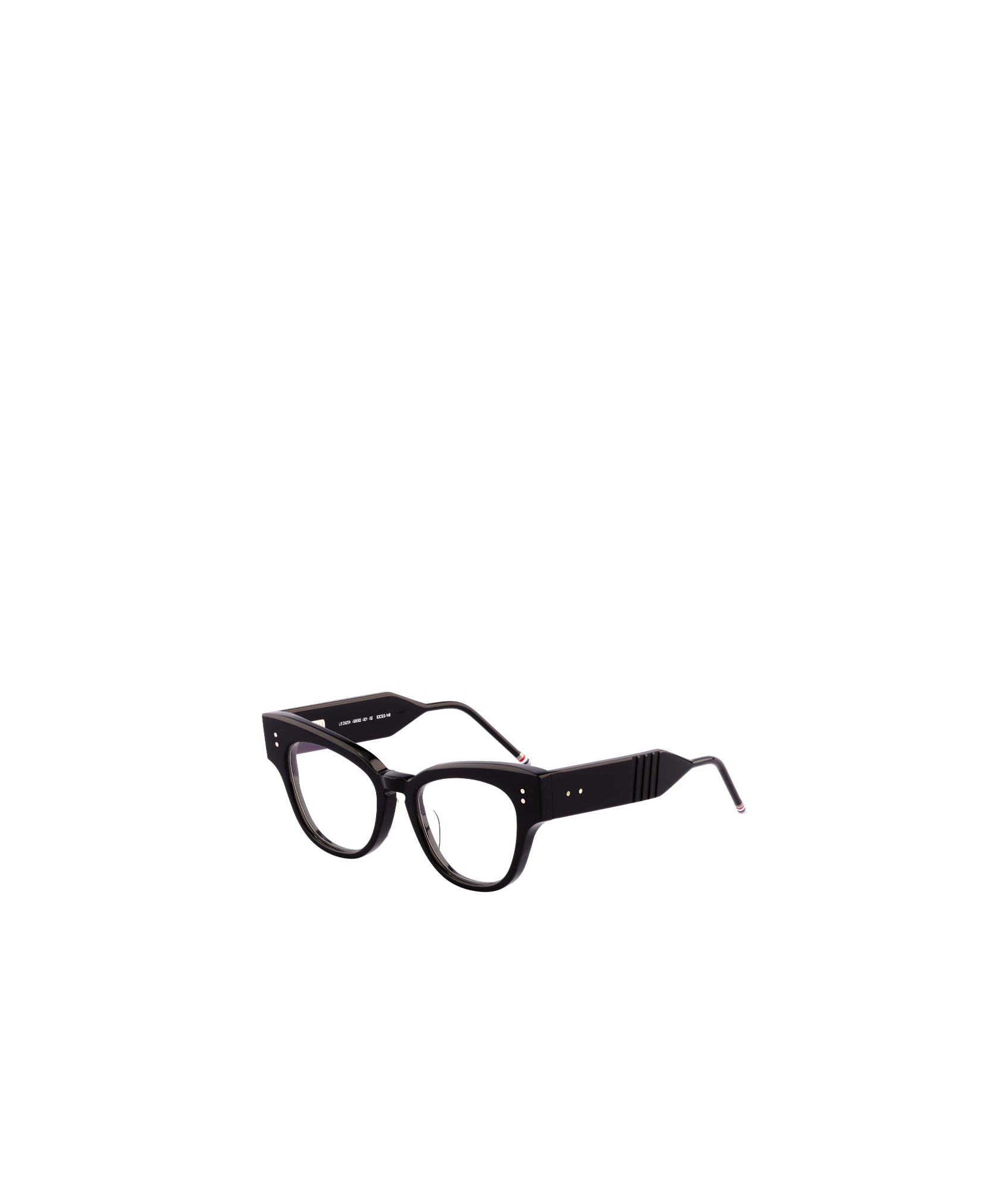 Thom Browne Logo Flat Mirror In Black