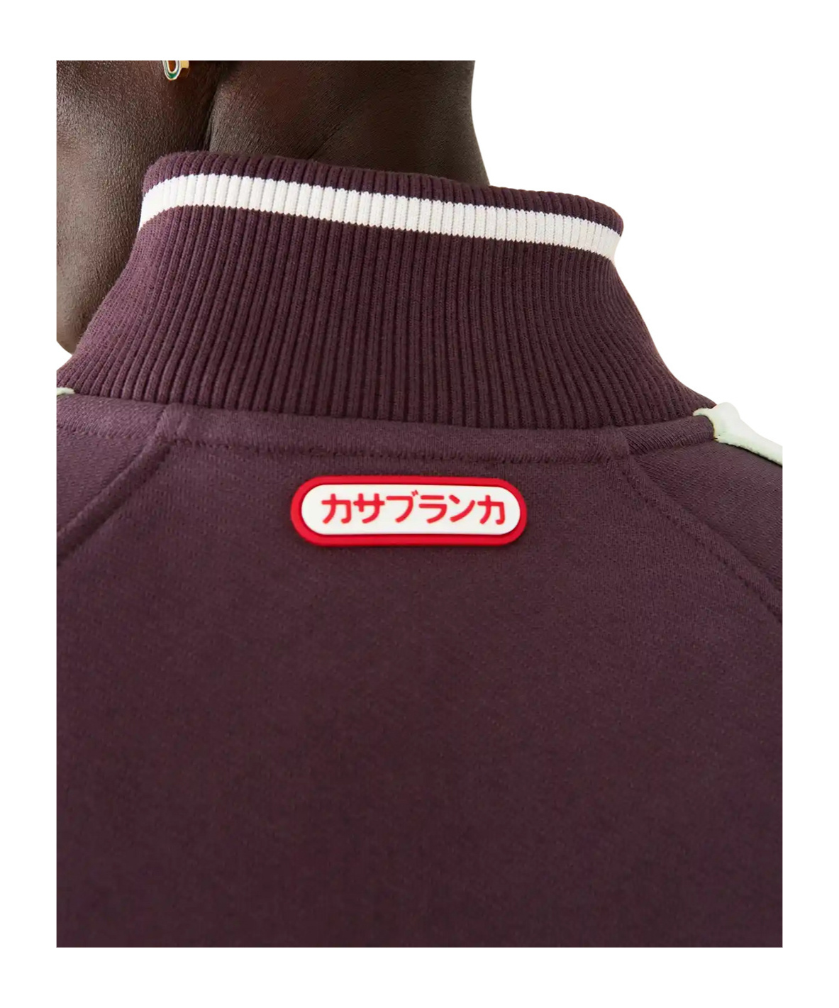 Casablanca Logo Patch Sweatshirt In Brown